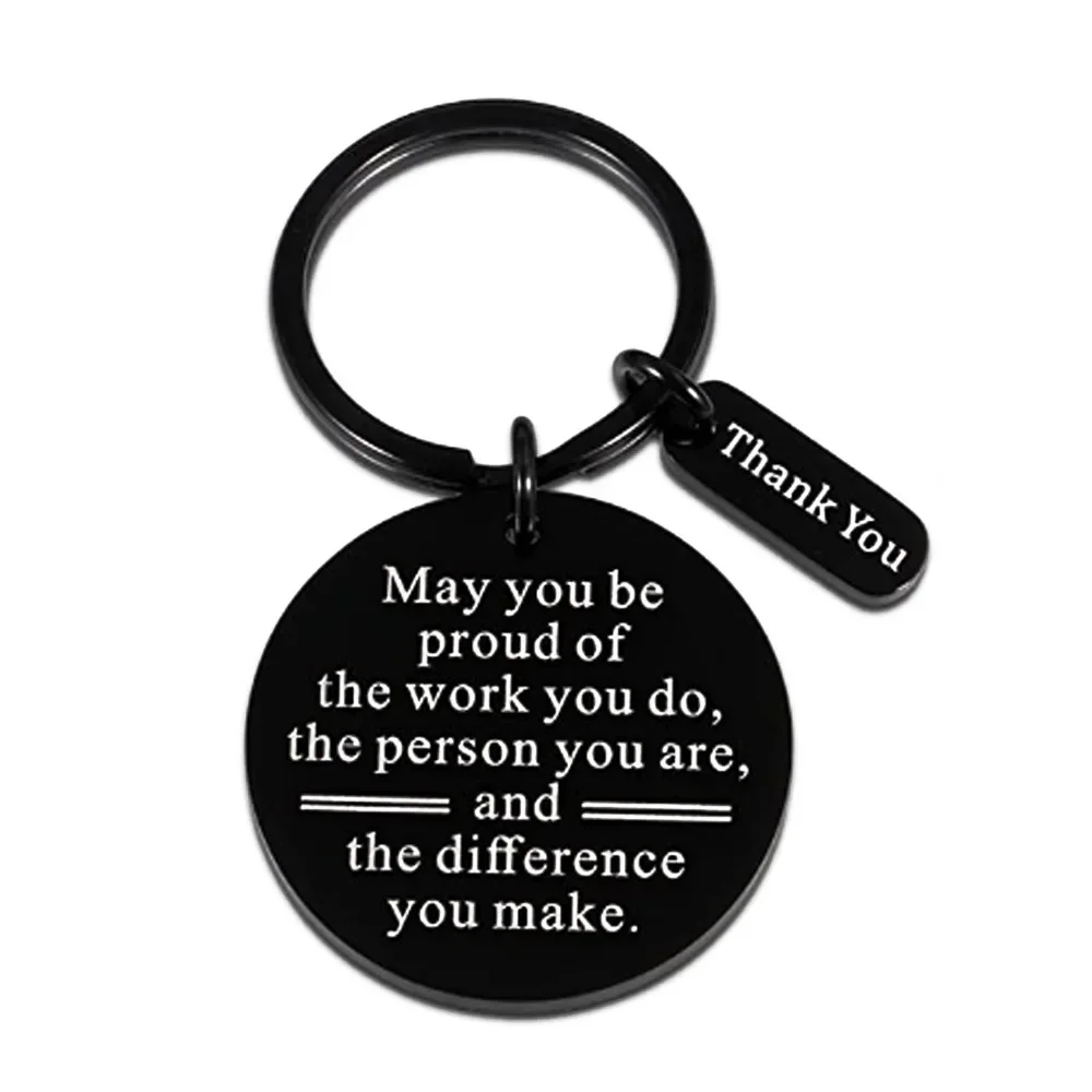 fashion Colleague Appreciation Gift Keychain   Thank You Coworker Leaving Gift Key Chain May You Be Proud of The Work You Do