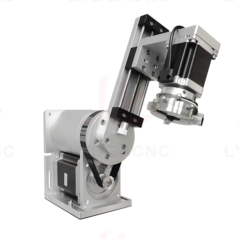 Dual-axis Spherical Marking Auxiliary Table for Fiber Laser Marking Welding Carving Use Ball Ring Trinket Processing Tool