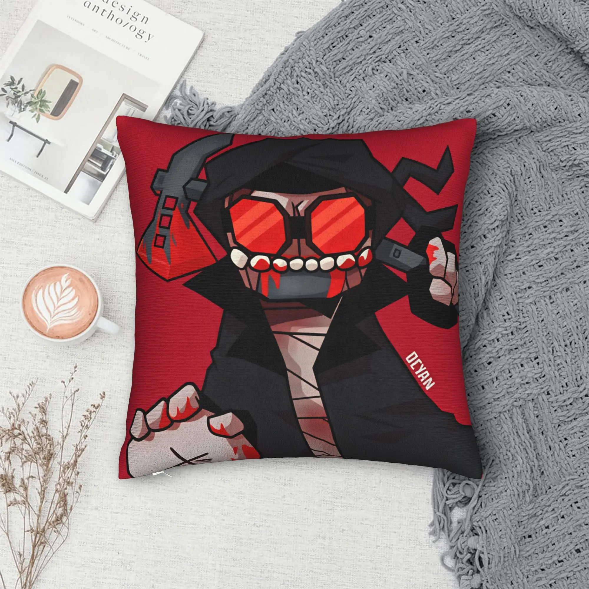 MADNESS COMBAT Pillow Cover  Comfy Cushion Cover Fashion Pillow Case For Living Room Sofa