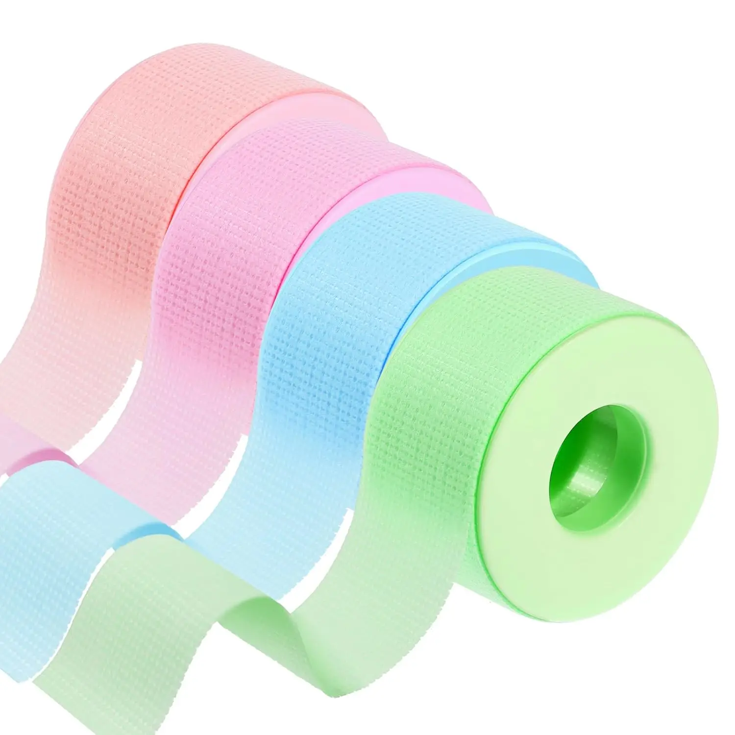 

4-рулонная гипоаллергенная лента для ресниц — дышащие полоски с микропором для снятия безболезненного удаления удлинителей (салон и домашнее использование)