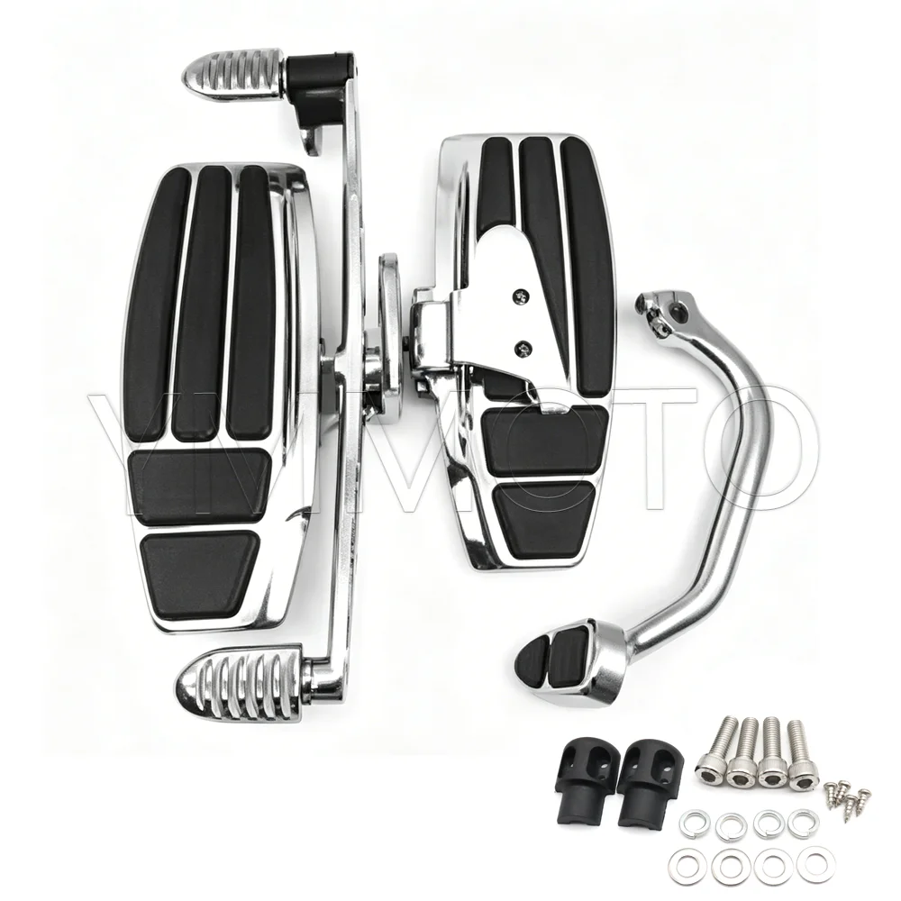 Motorcycle Front Foot Pegs Floorboards Footrest Driver Footpegs For Honda Goldwing 1800 GL1800 F6B GL 1800 Footrest Valkyrie