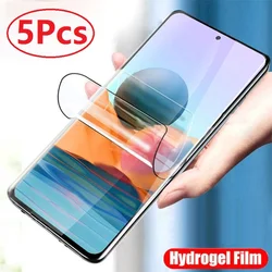 5Pcs Hydrogel Film For Motorola Moto G53 5G Glass For G84 G54 G34 G14 G73 G53 G23 G13 G20 G30 G100 Screen Protector