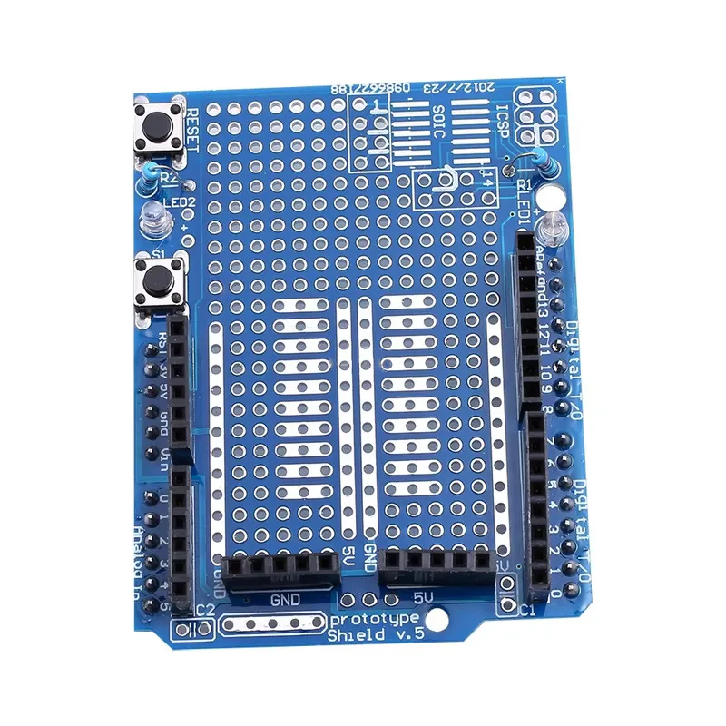 3pcs ProtoShield Prototyping Shield Mini Breadboard Expansion Board for Arduino UNO R3 Learning Development