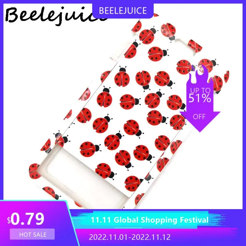Ladybird Insect Lanyard Credit Card ID Holder Bag Student Women Travel Card Cover Badge Car Keychain Gifts Accessories