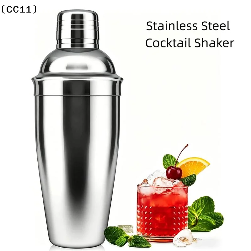 1Pcs Wine Martini Shaker Stainless Steel Cocktail Shaker For Bartender Drink Party Bar Tools 250ML/350ML/550ML/750ML〔CC11〕