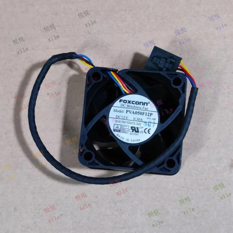 L L PARA Foxconn PVA050F12P DC12V 0,30A 5020 5CM Ventilador de resfriamento de 4 fios