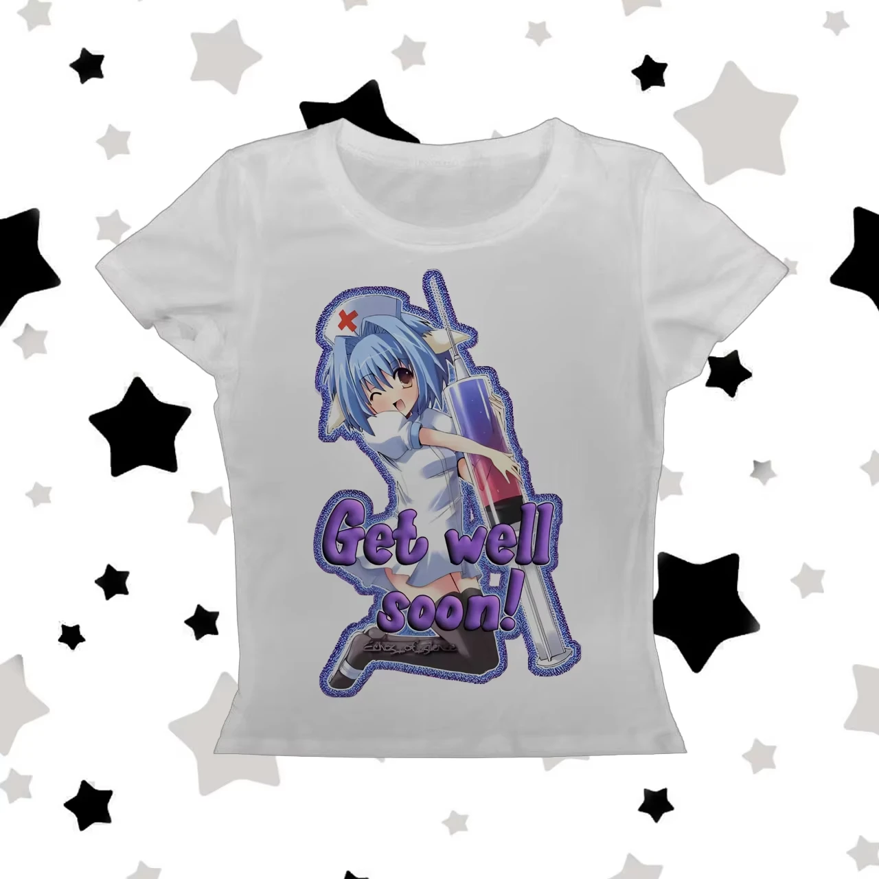 

Woman Clothing Harajuku Grunge Clothes Fashion Japanese Y2k Tops Anime Gothic Girl Baby Tees Y2k Top Graphic T Shirts Goth Vest