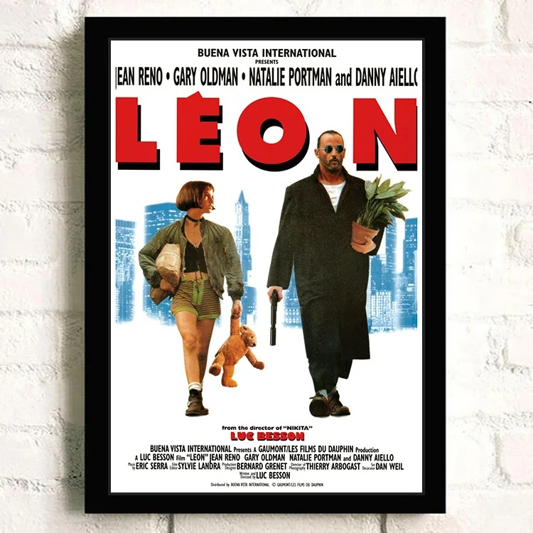 Classic Movie Leon The Professional Poster Movie Canvas Painting High Quality Modern Living Room Coffee Wall Art Home Decor