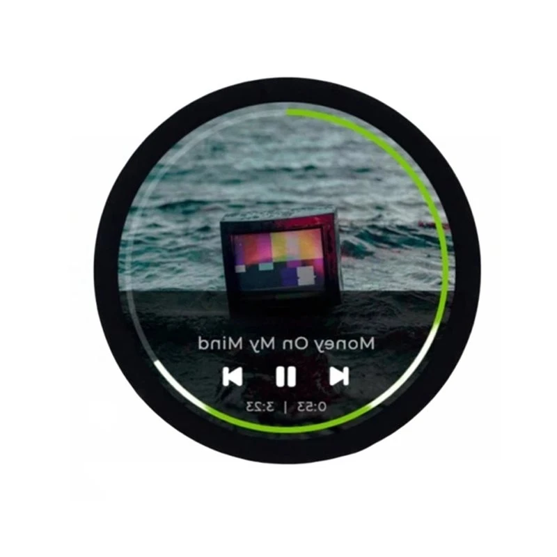 AU61-For Programmable Touch Watch RTC, Charge IC, TF Card Slot- Round Display 1.28 Inch Round Touch Screen, 240X240, 65K Colors