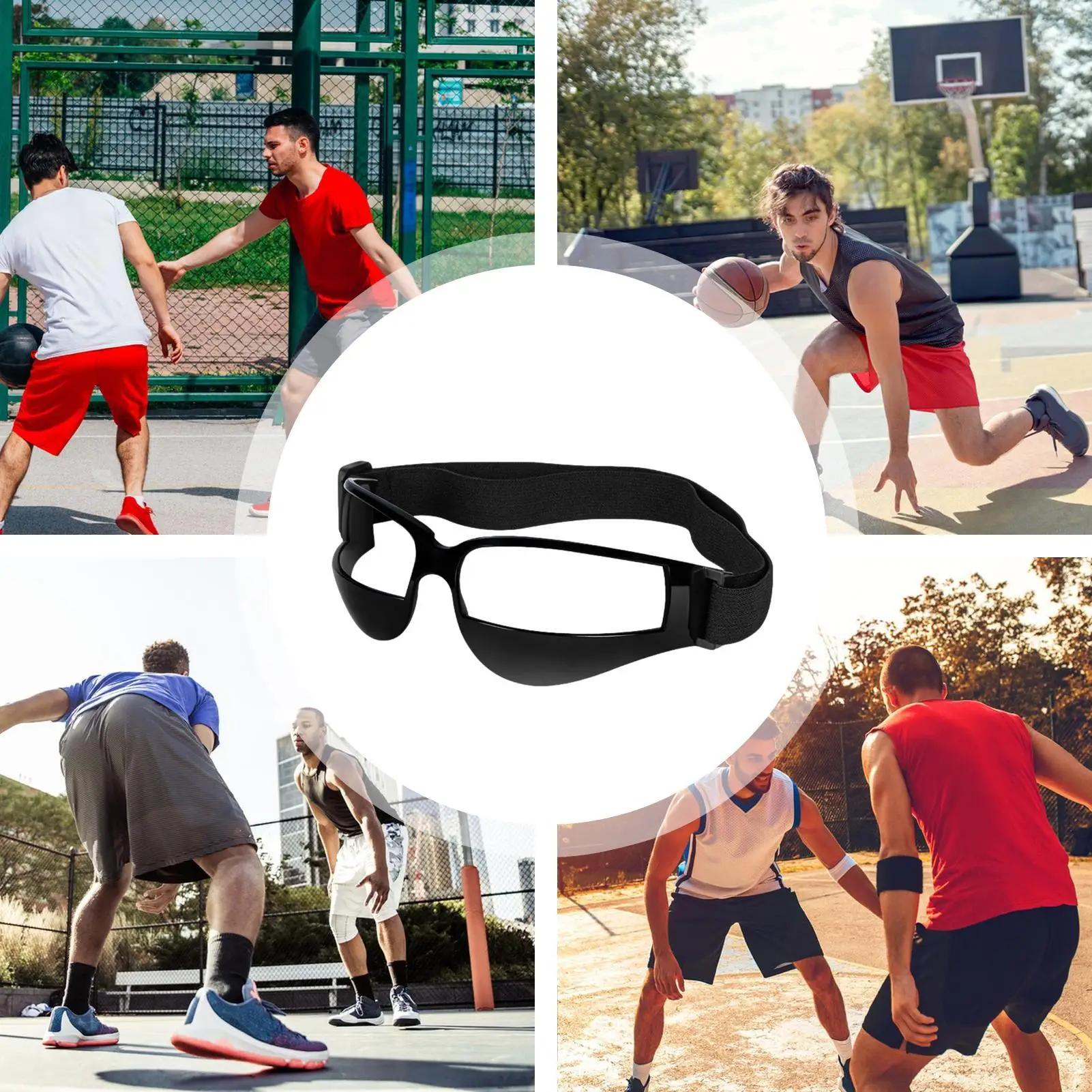 Neue Dribble Brille Basketball Training Aid Brillen Heads Up Dribbeln Gläser Winddicht Staubdicht Basketball Gläser