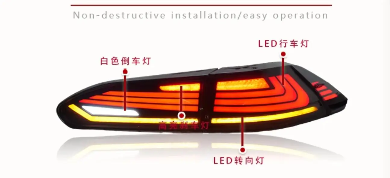 Car bupmer tail light for Toyota corolla Cross taillight LED 2022~2023y car accessories DRL fog for Toyota COROLLA rear light