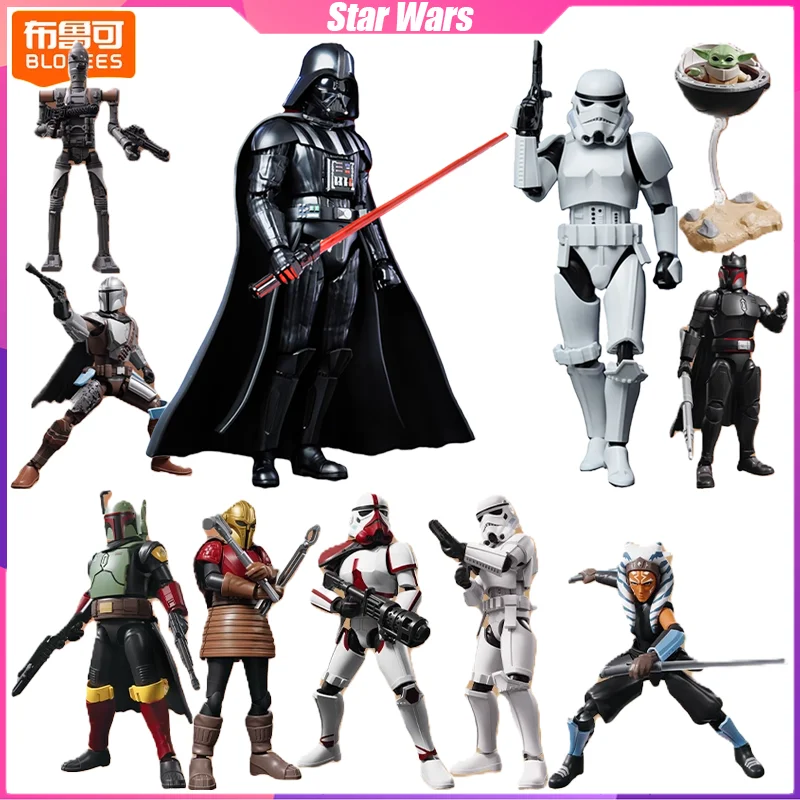 Blokees Star Wars Building Blocks Anime Action Figure Desktop Decoration Puzzle Assembling Model Toys Birthday Gifts for Kids moc