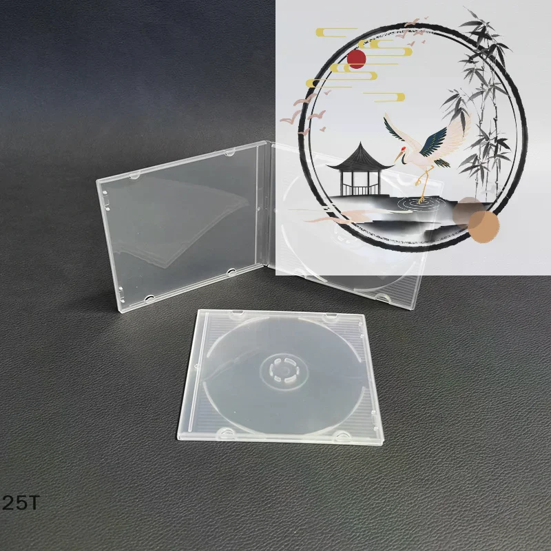1PC 8CM ReadStar Transparent PP Ultrathin Standard DVD Case 3Inch CD Package Portable CD Storage Box