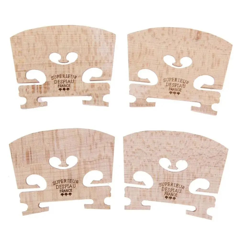 

Maple Wood Violin Bridge 4/4-3/4-1/2-1/4-1/8 Size Steady Bridge Fiddle Maple Wood Bridge Replacement Professional