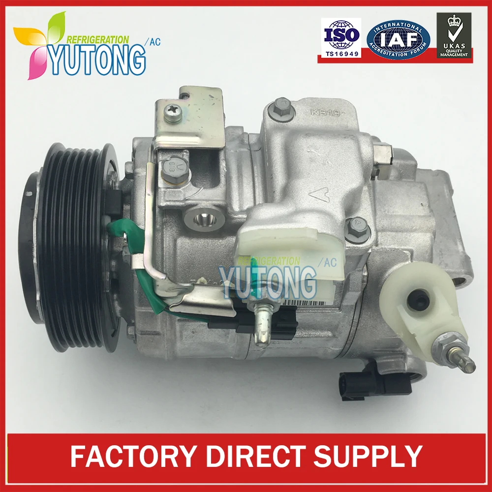 7SBH17 AC Compressor for Ford Explorer Flex Taurus Lincoln MKS MKT 2013-2014 3.7L YCC298/YCC305/YCC392/YCC437/276464/TEM276464