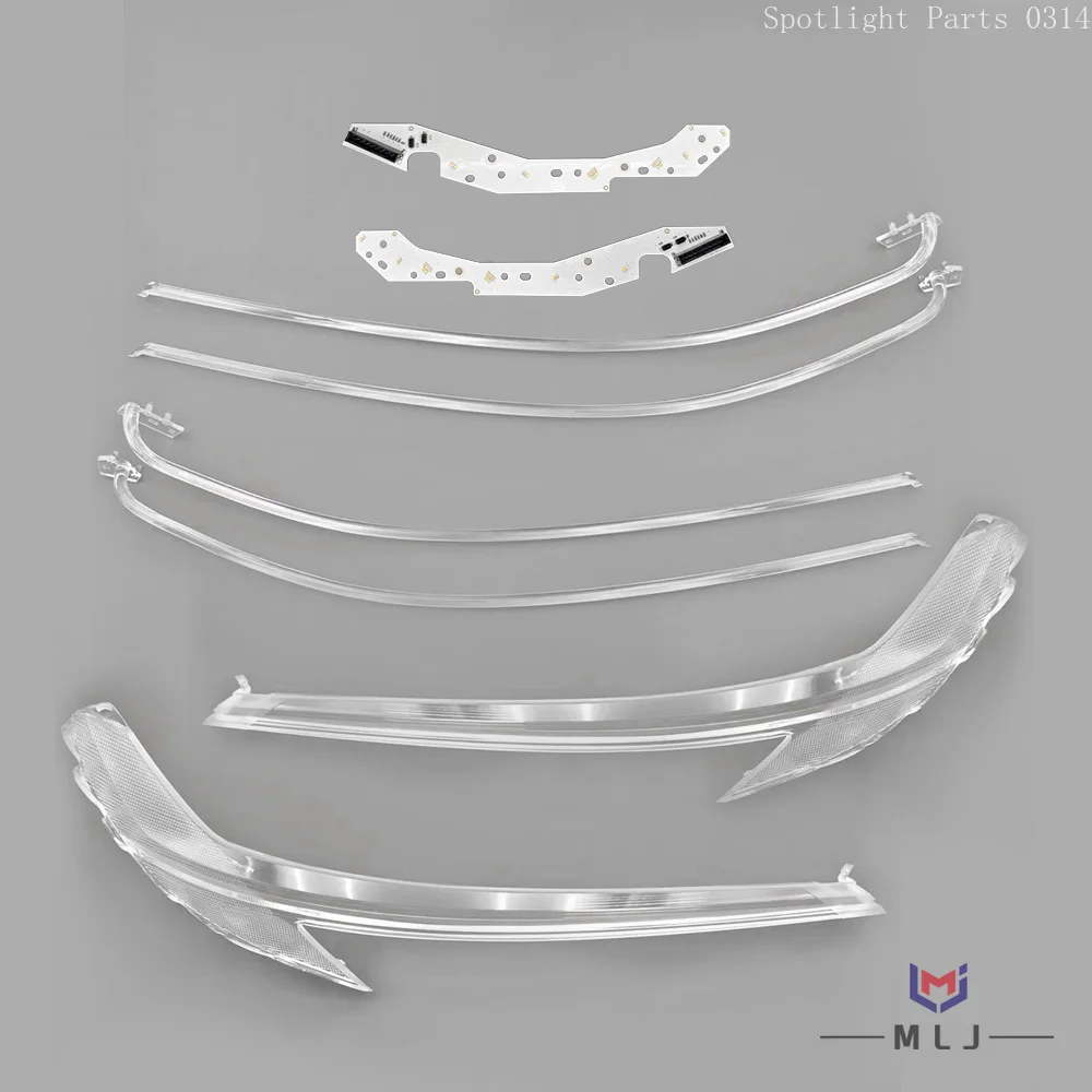 For Volvo V40 2017-2019 Front Headlight White Light DRL Light Source Chip Lamp Tube Light Guide Strip Angel Eye Ballast Module - view 5