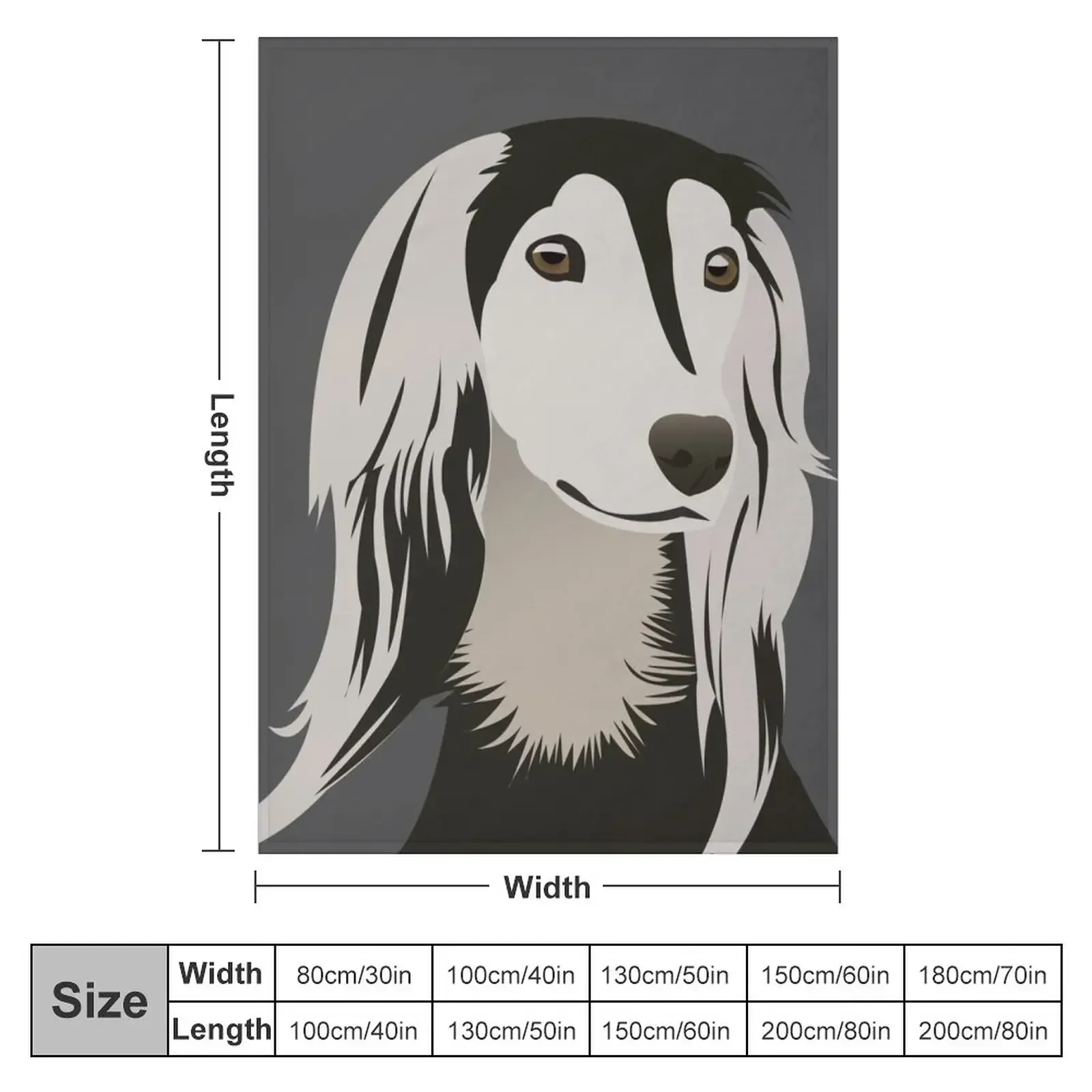 Saluki Dog Throw Blanket Picnic Sofa Throw Blankets Sofas Of Decoration Blankets For Baby Blankets