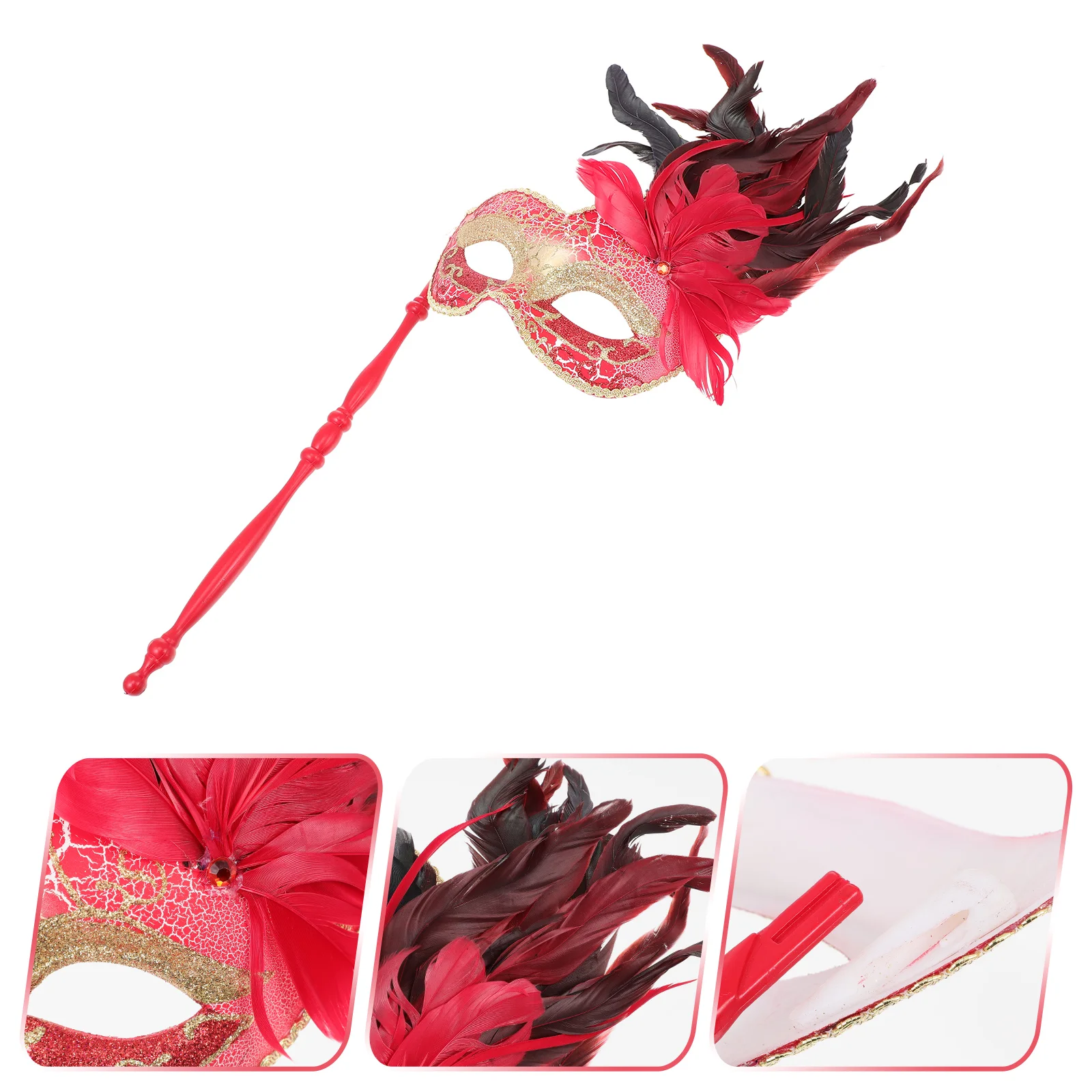 

Masquerade Mask Party Decor for Women Festival Gift Ornament Halloween Prop Prom