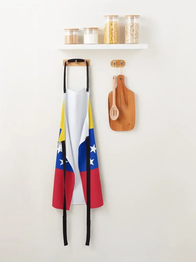 Flag of Venezuela (7 Stars) Apron bib Waterproof Kitchen For Women men Kitchen accessories Apron