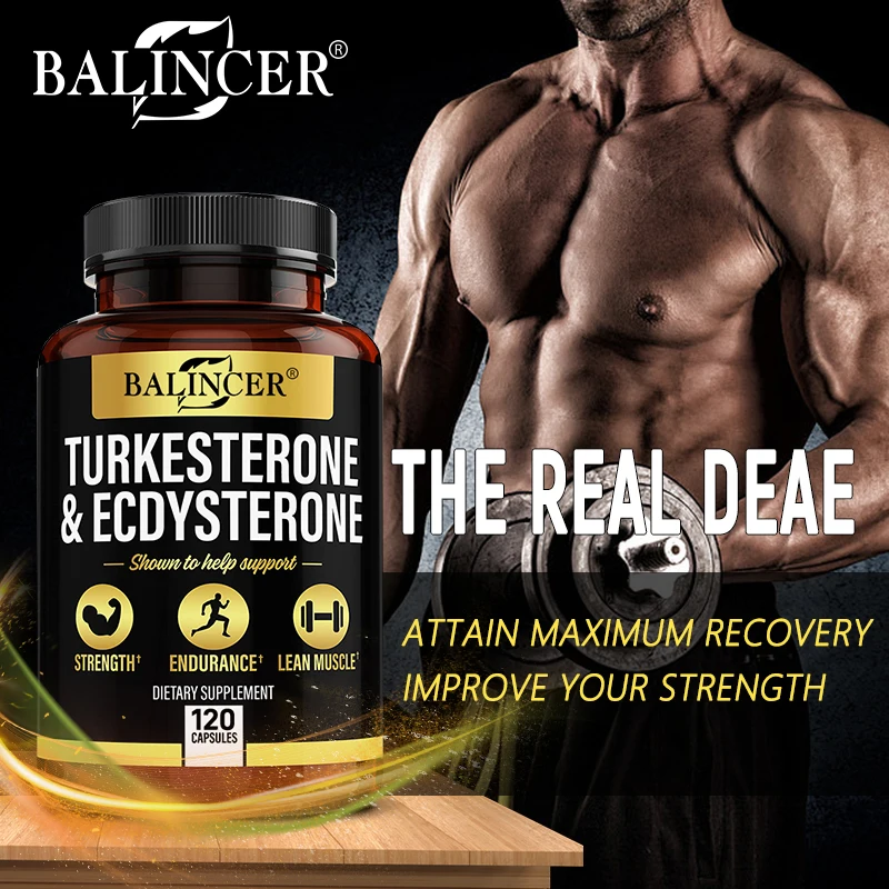 Balincer TURKESTERONE  & ECDYSTERONE  Extracts-energy Booster,Promote Muscle Growth, Strengthening, Energy and Endurance