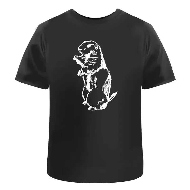 Prairie Dog' T Shirt 100 Cotton S Xxl Ta027199