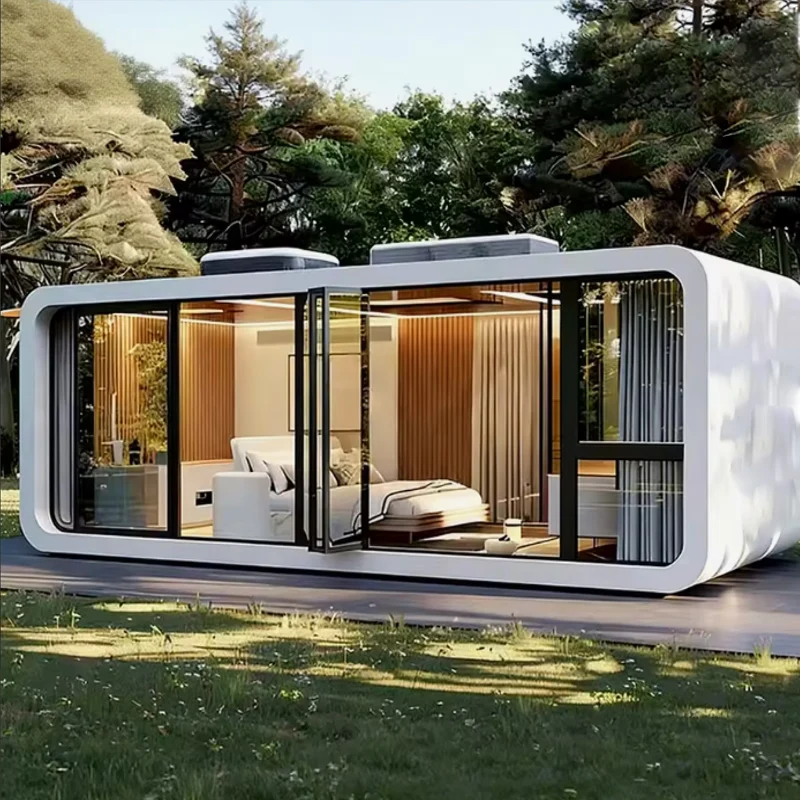 Smart Capsule House Apple Cabin House Customized Modern Agricultural Adaptive Modular Pod Eco Friendly Reusable Prefab