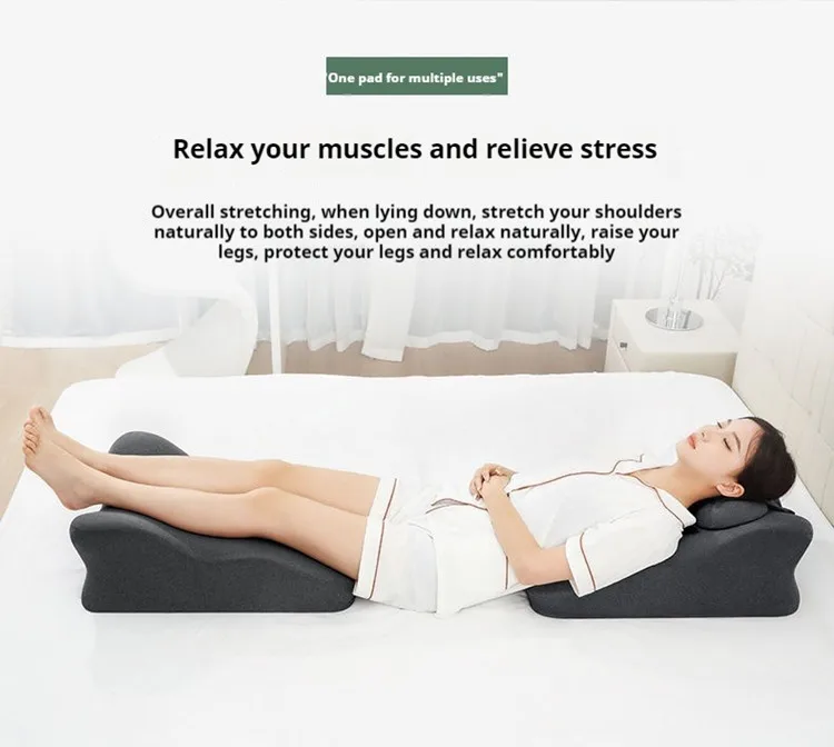 Multifunctional Ergonomic Wedge Pillow Leg Elevation Comfort Support New Prone Position for Reading,Rest Lounging Curved Design