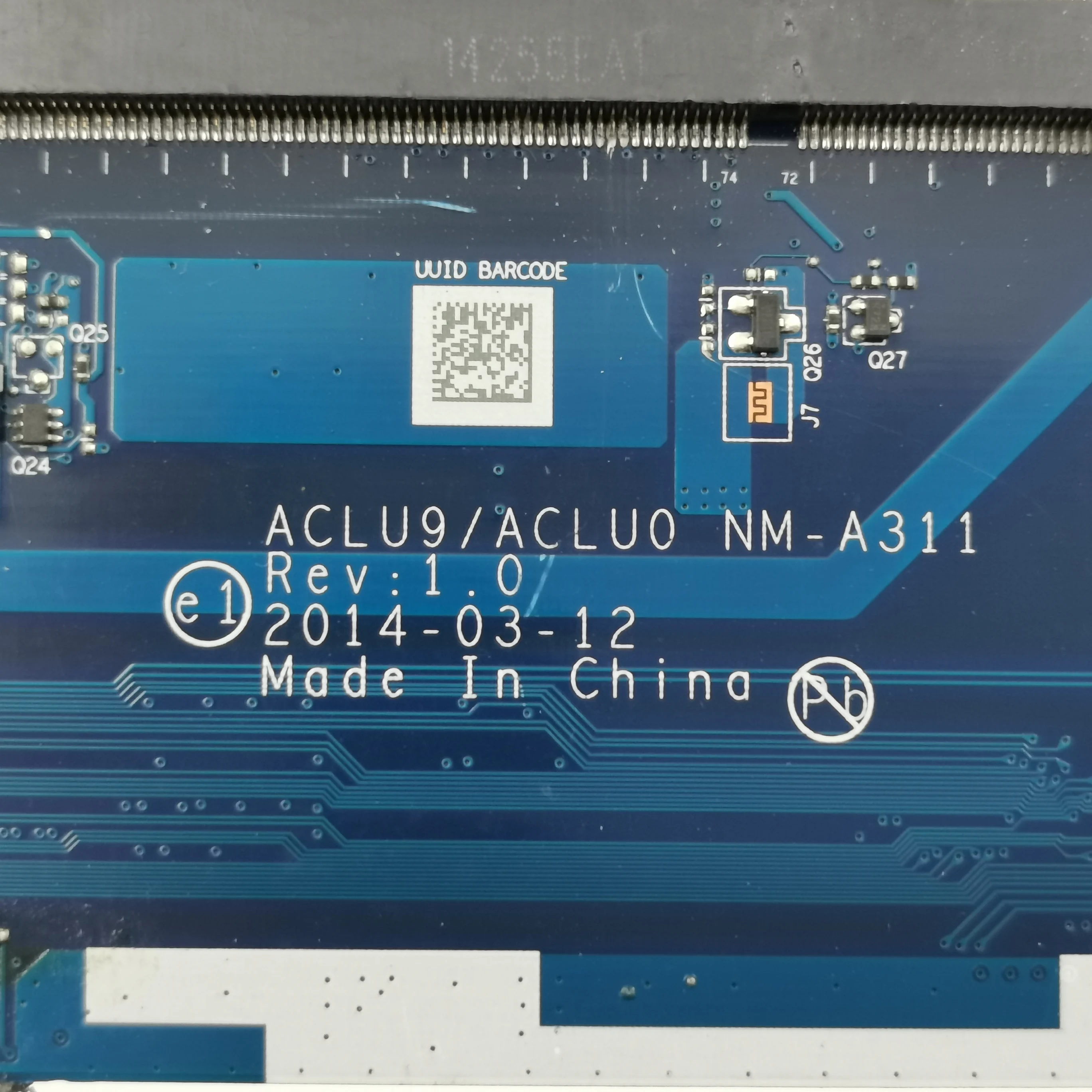 N2830/N2840 N2930/N2940 CPU가 장착된 Lenovo G40-30 노트북 마더보드용 ACLU9 ACLU0 NM-A311 마더보드 5B20G91629 5B20G05141