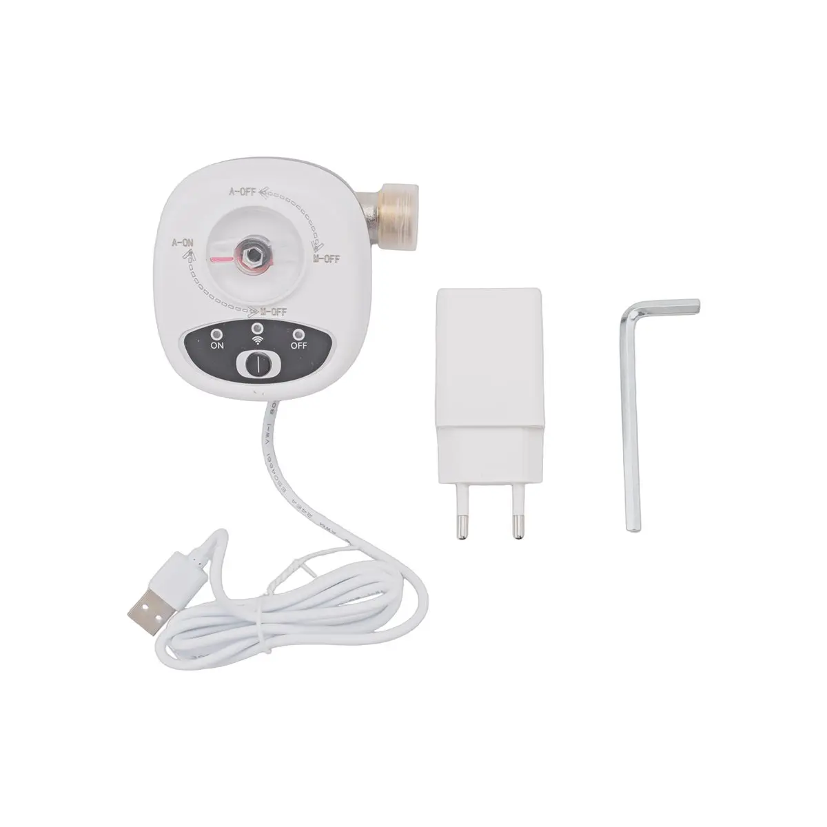 A14G WIFI Smart Valve Controller APP Remote Control Water Shutoff Wireless Automated Ball Valve for EU Plug DN15