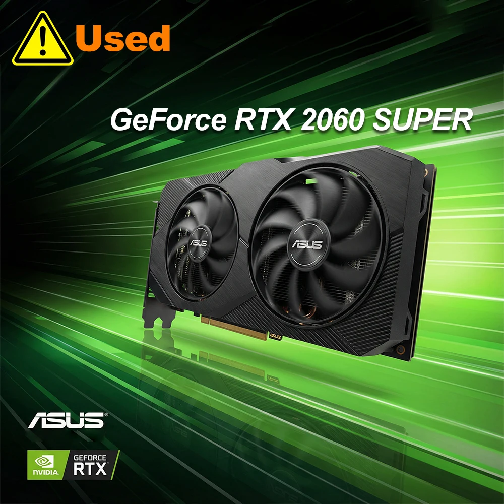 ASUS ROG STRIX GeForce RTX 2060 SUPER 8GB GDDR6 PCI Express 3.0 Graphics Card ROG-STRIX-RTX2060S-O8G-GAMING