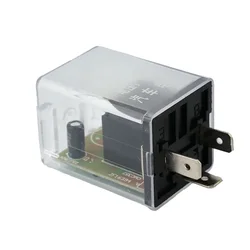 1 Pc Flasher Relay Plastic Clear 12V 3 Pin Car LED Light Turn Signal Rate Control Blinker Relay 180W Interior Parts