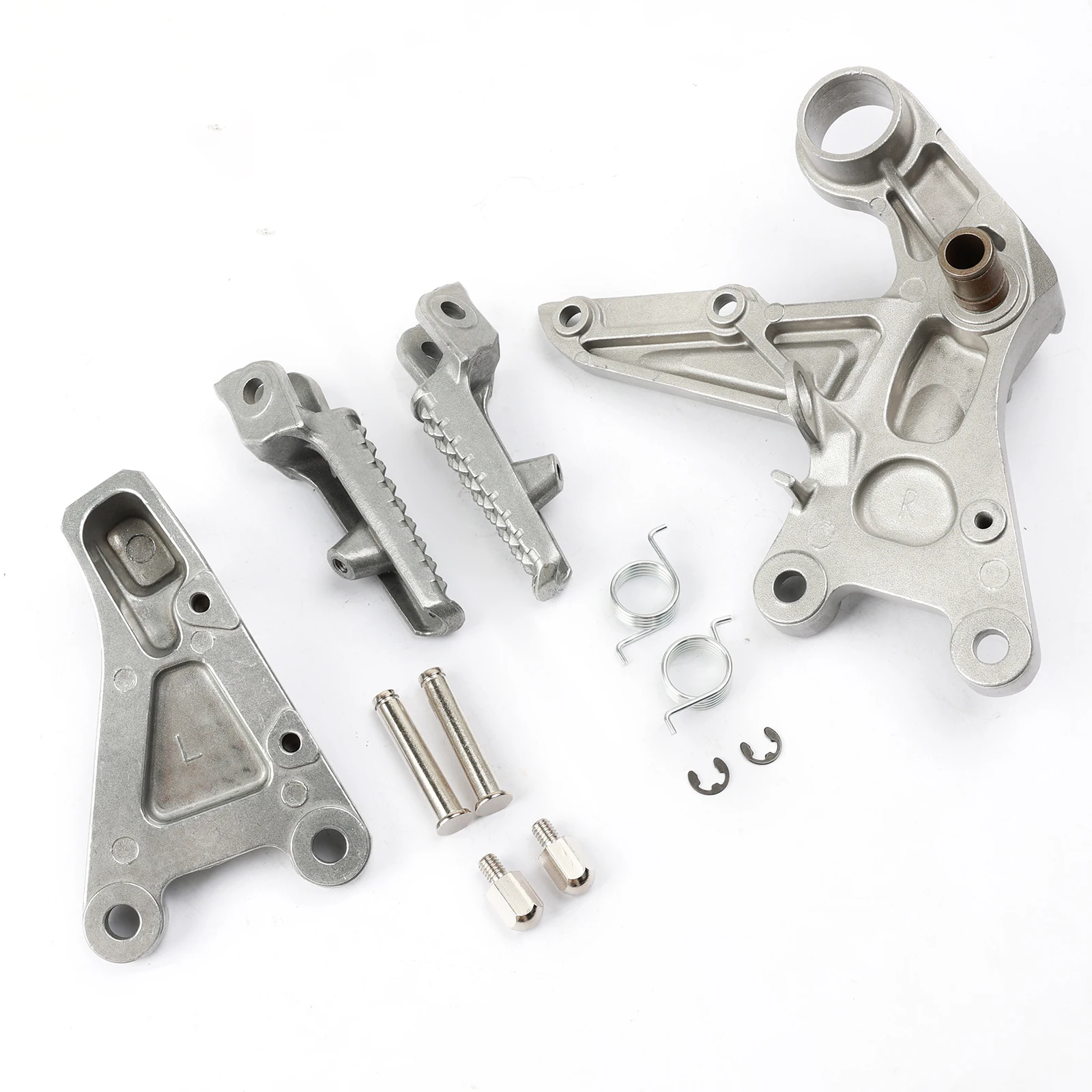 Motorcycle Front Footrest Footpeg Pedal Aluminum Alloy For HONDA CBR1000RR 2008-2016 Silver Black Optional Replacement Parts