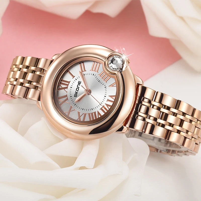 Balloon style fashionable high-end feeling light luxury niche new trend simple temperament student waterproof women's watch