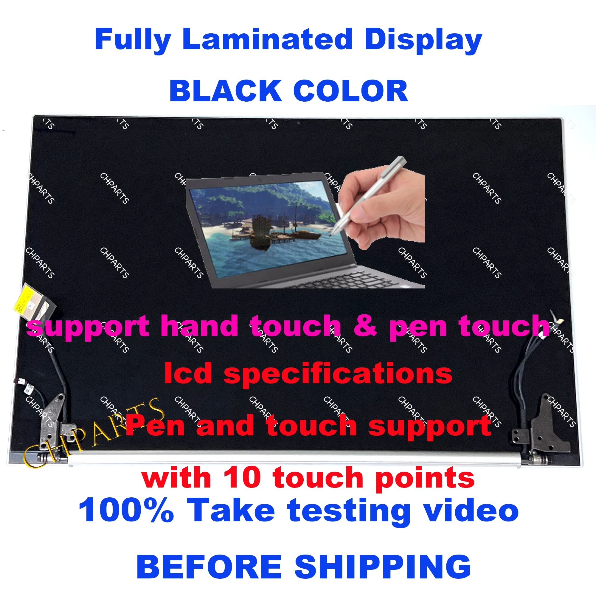 For hp Envy 17m 17 ch 17m-ch 17t-ch LCD LED Screen Replacement Full Assembly Touch Display Panel M45769-001M45768-001M45775-001