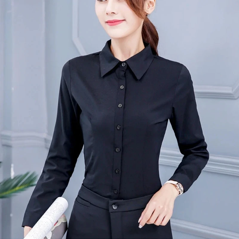 Women Shirts White Shirt Women Long Sleeve Shirts Ladies Tops Pink Shirt Blouse Woman Basic 2023 Fashion Woman Clothing Blouses
