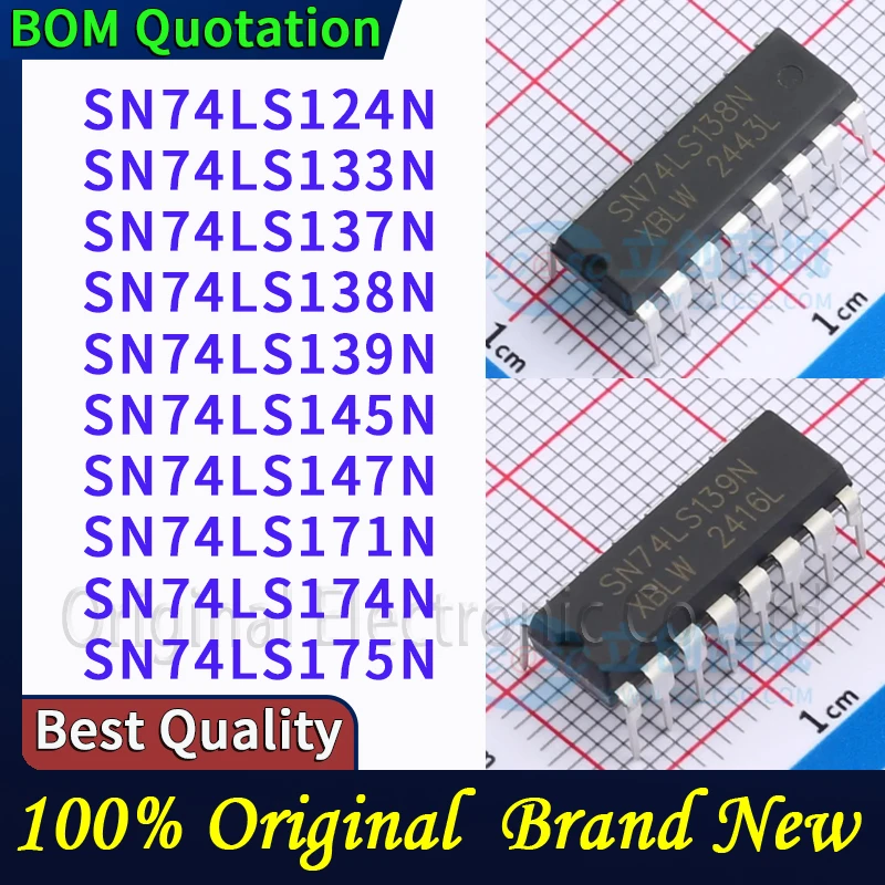 

5pcs/lot SN74LS124N SN74LS133N SN74LS137N SN74LS138N SN74LS139N SN74LS145N SN74LS147N SN74LS171N SN74LS174N SN74LS175N