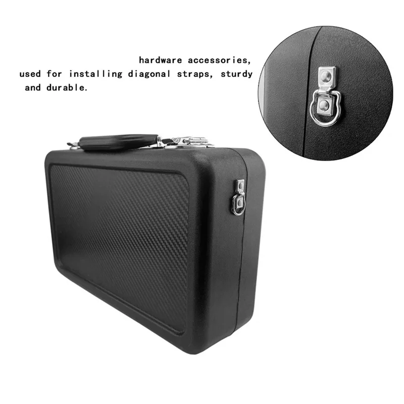 حقيبة حمل ABKV-كلارينيت مبطنة ومضادة للصدمات مع ملحقات حزام المقبض #3