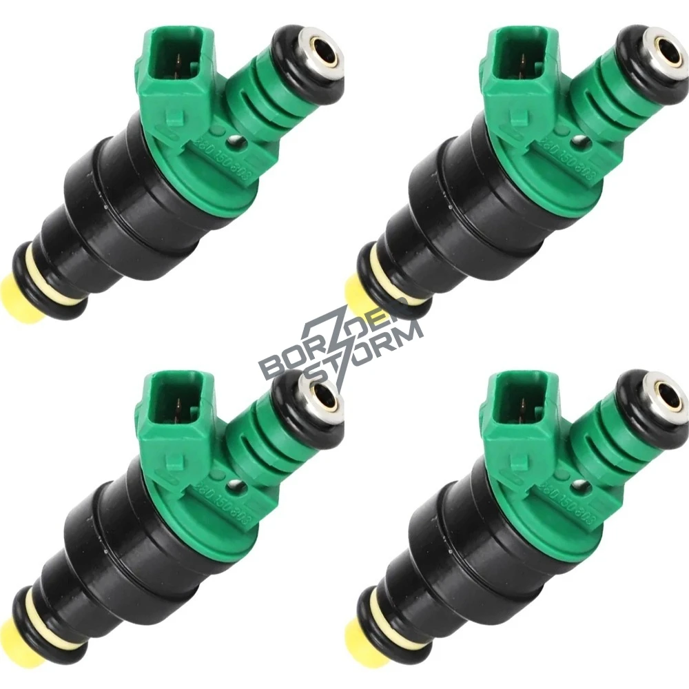 4Pcs Fuel Injector Set 0280150803 Fit For Ford Sierra Escort RS Cosworth Porsche 924 944 2.0T 2.5T Injection Nozzle 95160611000
