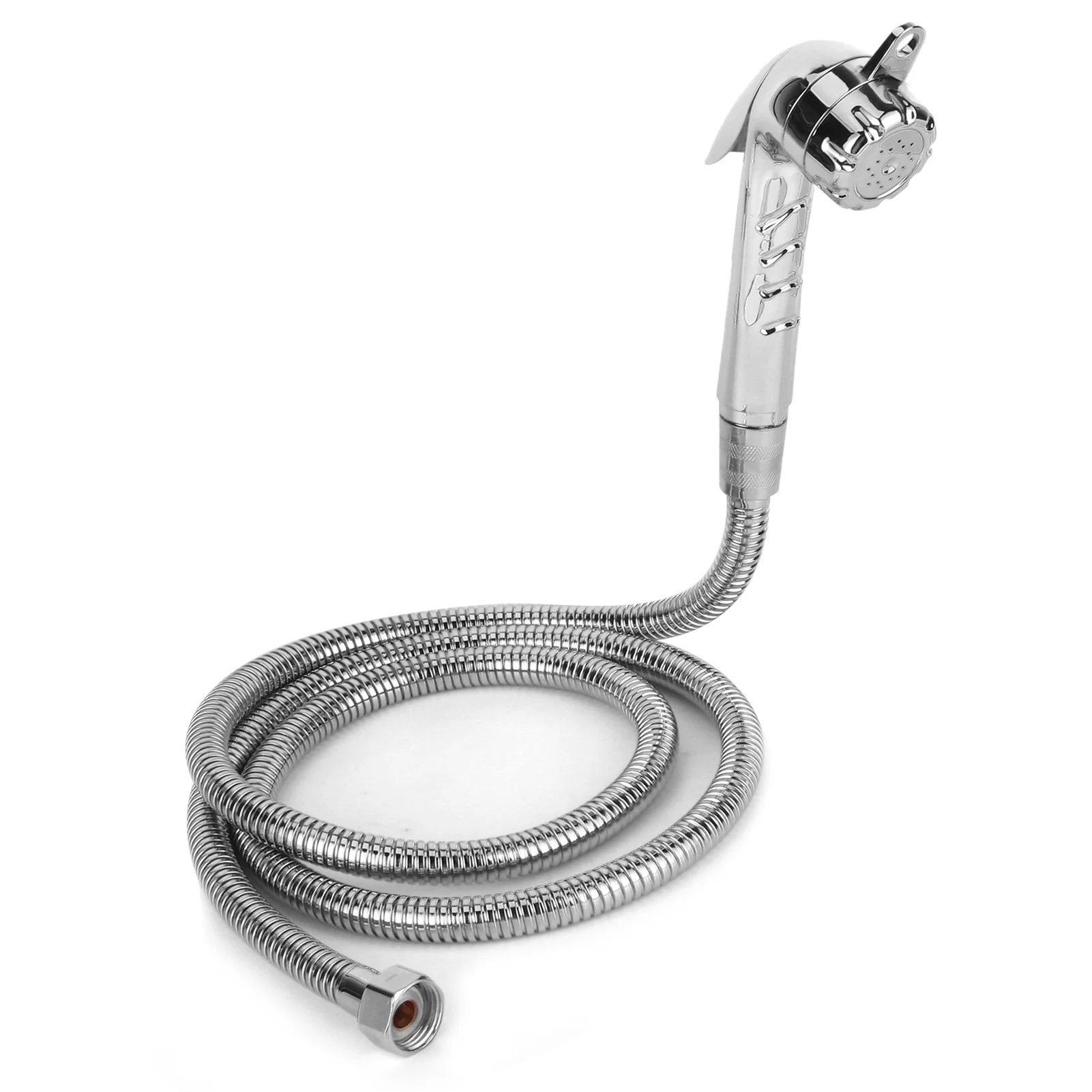 Caravan External Nozzle Water Supply Shower Head Stainless Steel W/1.5m Hose 1/2 Thread