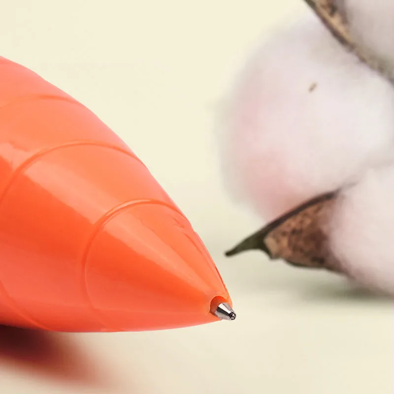 Carrot Voice Recorder Electronic Sound Pen Toy Can Write Graffiti Ballpoint Pen Novelty Voice Recorder Pen Kids Stationery Gift