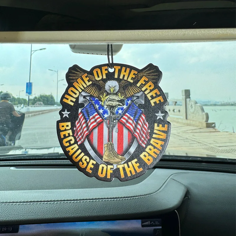Home of the Free American Flag Eagle Flag Special Edition Cologne (4711 Special Edition, Classic for Both Men and Women) Unisex Car Fragrance and Non-Toxic Air Freshener |   Natural Essential Oils and Aromatherapy Scent Tablets (Noroili/Grapefruit/Cedar) |   Hanging Type and Dual-Purpose with Vent Clip |   Long-Lasting Fragrance for 60-90 Days |   Deodorize and Purify the Air |   Suitable for Use in Cars, Homes, Wardrobes, and Bathrooms. |   Card