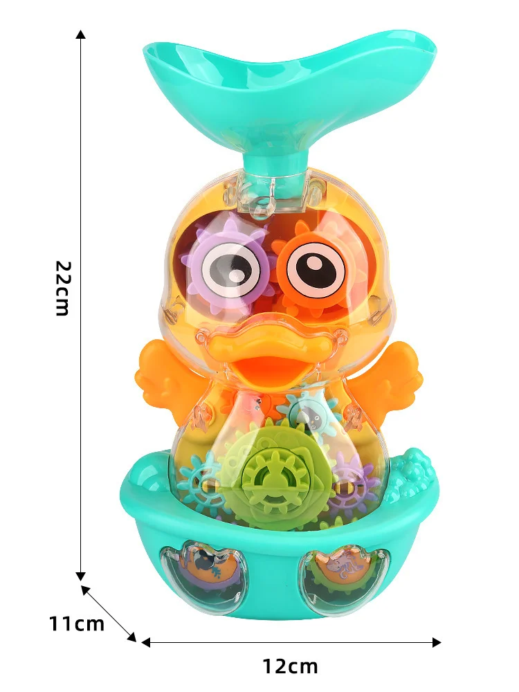 Baby Bath Toys For Kids Water Spray Duck Sucker Shower Swimming Pool Water Toys Shower Bath Toys for Baby Toddlers Bathtub Toys