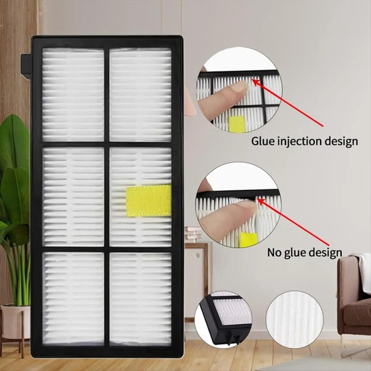 

ABNQ 12 шт. HEPA-фильтры для роботов-пылесосов серий 800 900 860 870 871 880 960 980