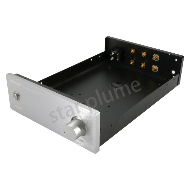 LM1875-carcasa de aluminio de hierro para amplificador de potencia, carcasa de chasis de preamplificador HiFi, caja de tubo de Audio, 200x75x290mm