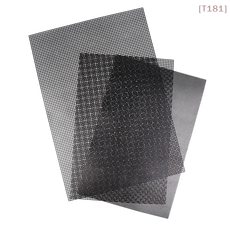 [E] Handcraft Latch Hook Bags Made Plastic Grid Hook Crafts Accessory Plastic Mesh Cloth For Bag Rug Thread Hook Craft Supplies