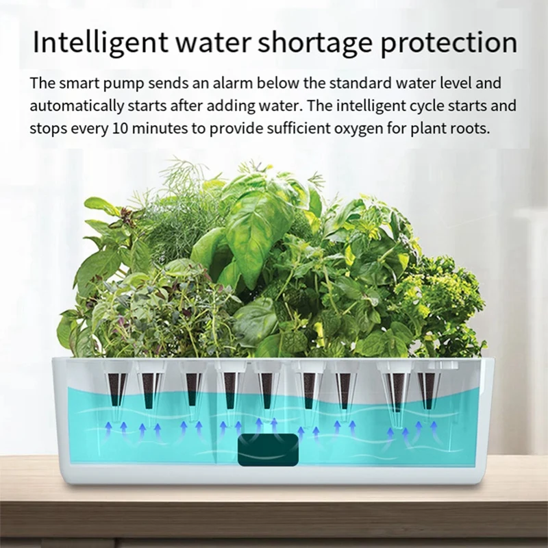 Pompe à Eau Chaude Intelligente Système Hydroponique Lauren, Kit de Jardin Nik, 9 Dosettes, Synchronisation existent, Recommandé, Prise UE Réglable