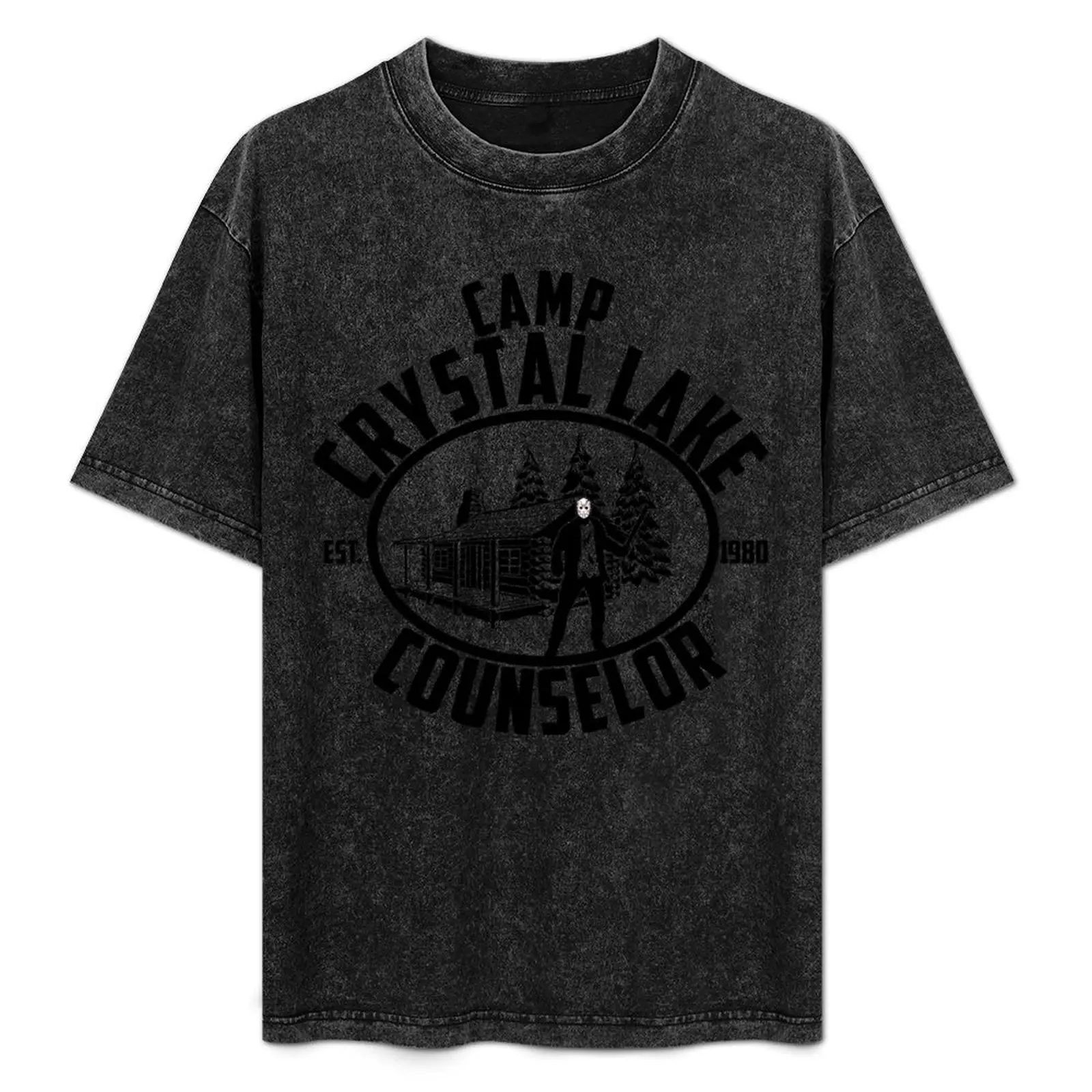 Camp Crystal lake Counselor T-Shirt plus size clothes kawaii clothes graphics essential t shirt mens t shirt