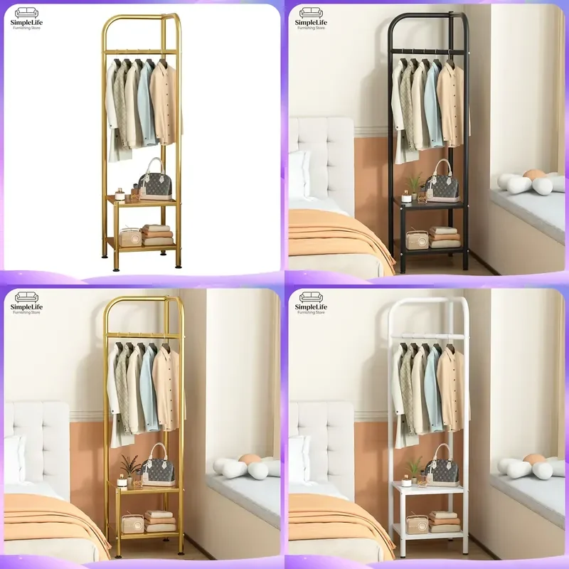 Modern Tree Shaped Wooden Coat Rack Metal Floor Standing Clothes Hanger Hat Stand Hallway Entryway Organizer Furniture Home