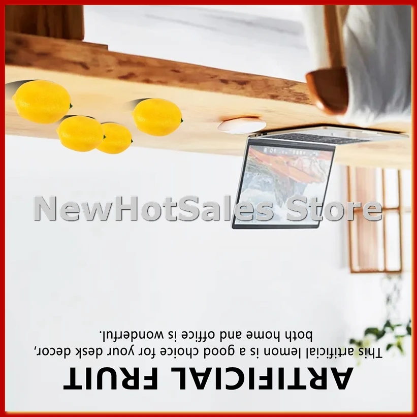 

20 шт. искусственные лимоны, искусственные лимоны, фрукты желтого цвета, длина 3 дюйма, ширина 2 дюйма, ABFB