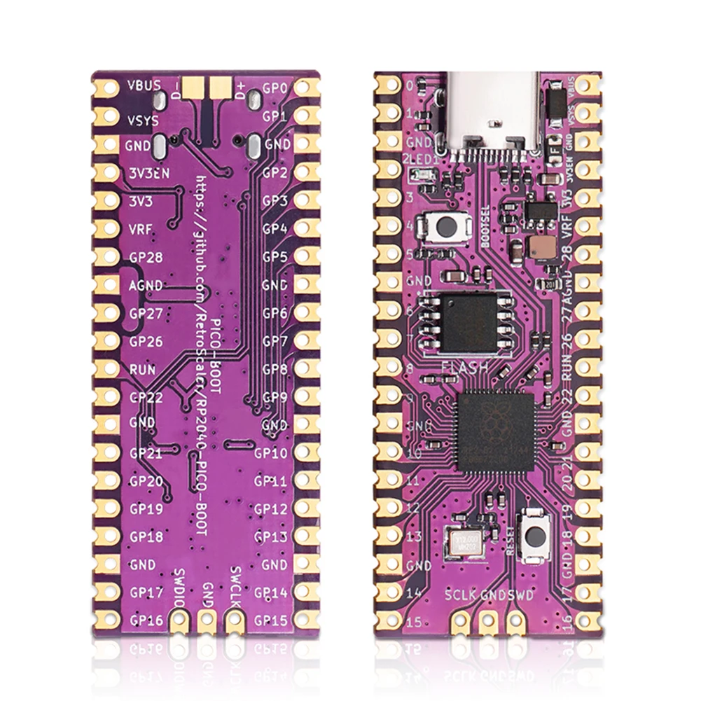 Pico Boot Board Lector de tarjetas adaptador SD2SP2 de doble núcleo 264KB ARM 16MB Módulo lector SD2SP2 para consola de juegos para Raspberry Pi
